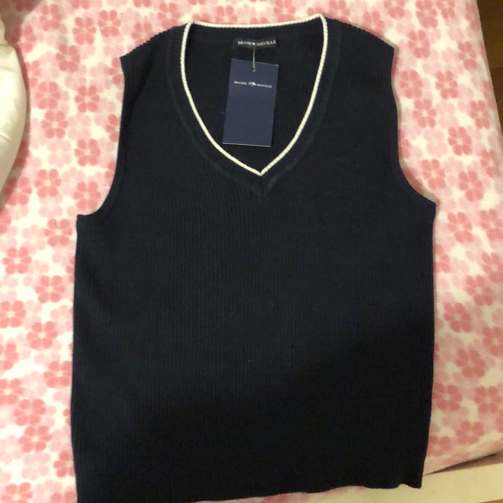 Brand new brandy sweater vest never worn